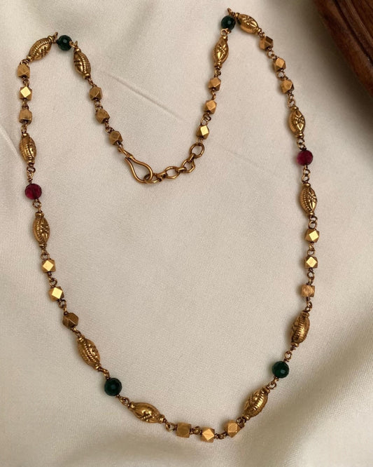 Royal Aura Beaded Chain | NE1152